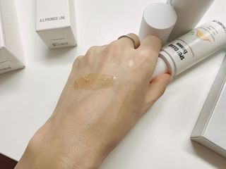 A.C PROMISE LINE 임상시험회사에서 제대로 만든, 민감성피부를 위한 트러블 기초라인 — 5점을 준 리뷰어가 2023년 7월 올린 사용 사진