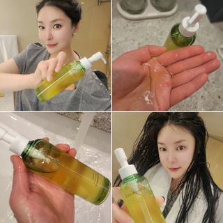 스킨큐어 산다화 순한 클렌징 동백 오일 200ml — 5점을 준 리뷰어가 2023년 4월 올린 사용 사진