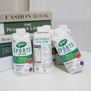 셀렉스스포츠 셀렉스 스포츠 웨이 프로틴 복숭아_ 330ml x 12팩 — 5점을 준 리뷰어가 2021년 3월 올린 사용 사진