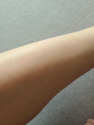 세렌디뷰티 퓨어델라 부스팅 바디크림 — 5점을 준 리뷰어가 2021년 7월 올린 사용 사진