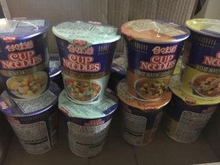 NISSIN 닛신 컵누들  4종 - 씨푸드오리지날, 씨푸드 스파이시, 씨푸드 커리, 씨푸드 XO소스 — 2.5점을 준 리뷰어가 2021년 11월 올린 사용 사진