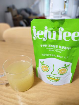 JEJUFEEL 풋풋한 제주담은 청귤에이드 — 5점을 준 리뷰어가 2022년 10월 올린 사용 사진