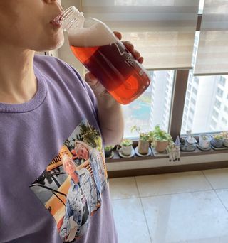 클린24시간 1BOX(5포) + 전용보틀(500ml) — 5점을 준 리뷰어가 2023년 3월 올린 사용 사진