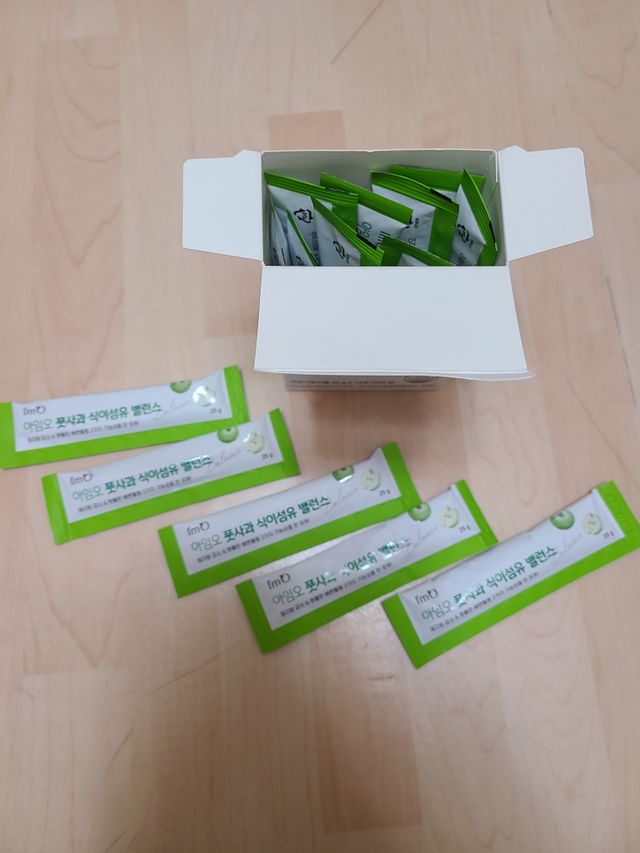 아임오 풋사과 식이섬유 밸런스 젤리 14포 리뷰 사진