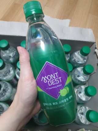 몽베스트 Montbest with Sparkling water Lime20병 — 5점을 준 리뷰어가 2021년 10월 올린 사용 사진