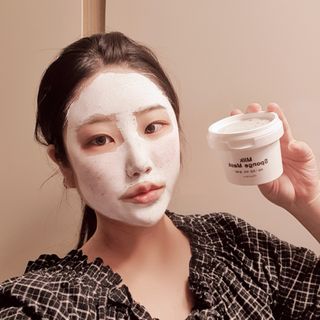 리더스코스메틱 리더스 밀크 스폰지 마스크 — 4점을 준 리뷰어가 2021년 2월 올린 사용 사진