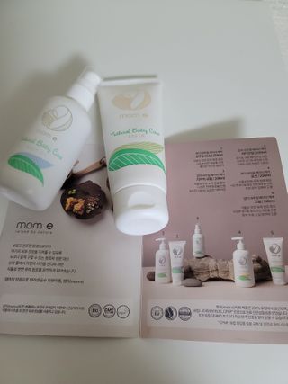 mom e 맘이 내추럴 베이비 케어 크림+바디오일 — 4.5점을 준 리뷰어가 2021년 1월 올린 사용 사진