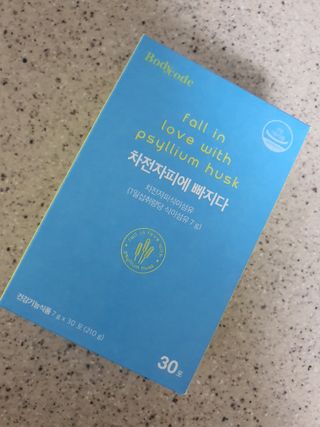 메디포스트 모비타 바디코드 식이섬유 차전자피에 빠지다 30포 — 4점을 준 리뷰어가 2022년 12월 올린 사용 사진