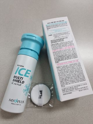 마이디플러스 아이스멀티쉴드 BC Air Puff — 5점을 준 리뷰어가 2021년 11월 올린 사용 사진