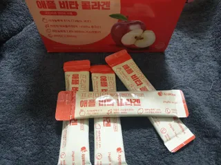 소담스퀘어 상암 [애플트리] 프리미엄 애플 비타 콜라겐 — 4점을 준 리뷰어가 2023년 1월 올린 사용 사진