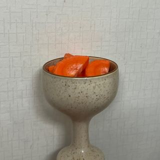 소담스퀘어 상암 [다피] 들깨 도자기 막걸리 고블렛잔 – 4Color 술잔 2P 세트(선물세트) — 5점을 준 리뷰어가 2022년 10월 올린 사용 사진