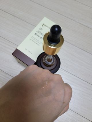 렉스리 닥터 올인원 세럼 Rexri Dr.All-in-one Serum — 5점을 준 리뷰어가 2021년 10월 올린 사용 사진