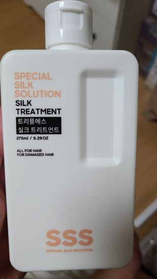 트리플에스 탈모 샴푸 275ml + 실크 트리트먼트 275ml — 4점을 준 리뷰어가 2021년 2월 올린 사용 사진