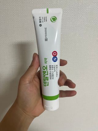 프리마인 유해균 뿐만 아니라 유익균까지 씻어내는 치약은 그만, 건강한 구강환경을 만드는 덴탈엔오 — 5점을 준 리뷰어가 2023년 4월 올린 사용 사진