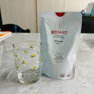 클린24시간 1BOX(5포) + 전용보틀(500ml) — 5점을 준 리뷰어가 2023년 6월 올린 사용 사진