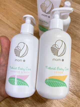 mom e 맘이 내추럴 베이비 케어 샴푸앤바스+로션 — 4점을 준 리뷰어가 2021년 1월 올린 사용 사진