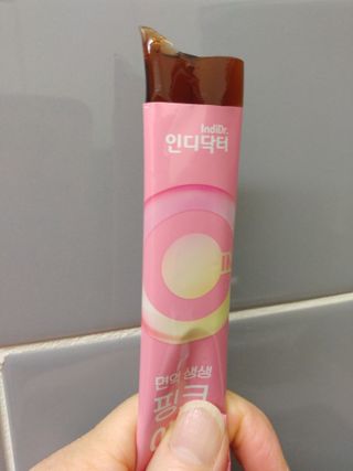 [인디닥터] 면역 생생 핑크 이뮨 젤리 — 5점을 준 리뷰어가 2022년 5월 올린 사용 사진