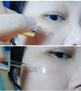 브에노 파리퀸 윌 페이스 오일 — 5점을 준 리뷰어가 2021년 7월 올린 사용 사진