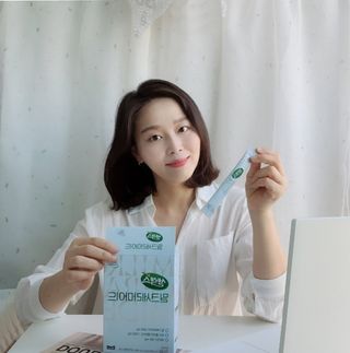 셀렉스스포츠 셀렉스 밀크세라마이드 저분자피쉬콜라겐 28포 X 1박스 — 5점을 준 리뷰어가 2021년 8월 올린 사용 사진