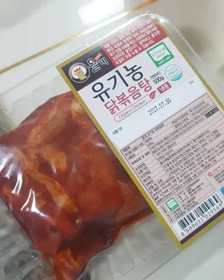 (주)올계농업회사법인 올계 유기농 닭볶음탕 500g — 3.5점을 준 리뷰어가 2021년 9월 올린 사용 사진