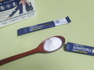 메이준뉴트리 더블액션 프리바이오틱스 플러스+ — 5점을 준 리뷰어가 2021년 7월 올린 사용 사진