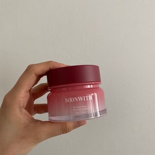 SOONWITH 바이오 수퍼 아쿠아 하이드로 젤 크림 — 5점을 준 리뷰어가 2021년 5월 올린 사용 사진