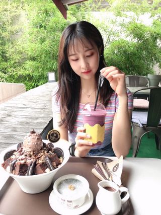 카페 더달달 [카페더달달 ] 빙수 택 1 + 음료 2잔 + 마카롱2개 — 5점을 준 리뷰어가 2021년 7월 올린 사용 사진