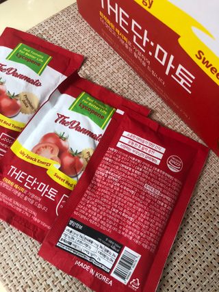 제이제이바이오 더단마토 프리미엄주스 100ml 30팩입 - 무설탕 스테비아 토마토즙 — 5점을 준 리뷰어가 2021년 11월 올린 사용 사진