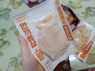 한끼통살 슬라이스 닭가슴살 — 5점을 준 리뷰어가 2023년 2월 올린 사용 사진