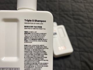 트리플에스 탈모 샴푸 275ml + 실크 트리트먼트 275ml — 5점을 준 리뷰어가 2021년 2월 올린 사용 사진