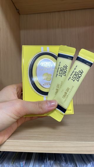 몽베스트 위드더 블랜딩 하우스 _레몬 블랙티 — 3점을 준 리뷰어가 2023년 1월 올린 사용 사진
