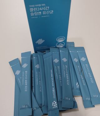 클린24시간 슬림앤유산균 1박스 (3.5g X 15포) — 4점을 준 리뷰어가 2022년 11월 올린 사용 사진