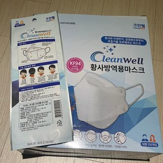 나무드 [50매입] 국내생산 KF94 크린웰 황사방역용 마스크 대형 — 5점을 준 리뷰어가 2022년 4월 올린 사용 사진