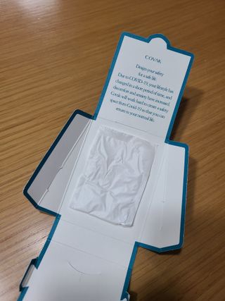 코박 covak 스페이스(밀폐공간) 살균제 — 4점을 준 리뷰어가 2022년 4월 올린 사용 사진