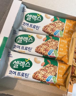 셀렉스스포츠 셀렉스 코어 프로틴 너츠바 50g 6개입 + Slim 25 스타터키트 — 5점을 준 리뷰어가 2021년 6월 올린 사용 사진