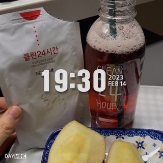 클린24시간 1BOX(5포) + 전용보틀(500ml) — 3점을 준 리뷰어가 2023년 2월 올린 사용 사진