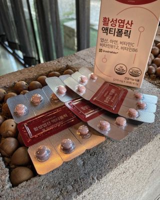 [리노브] 4세대 활성엽산 액티폴릭 270mg x 30정 — 5점을 준 리뷰어가 2022년 8월 올린 사용 사진