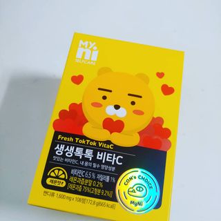 일동제약 마이니 마이니 생생톡톡비타C — 5점을 준 리뷰어가 2021년 2월 올린 사용 사진
