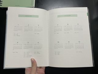 리훈 2023년 아이라이크 모눈 다이어리 미니달력 세트 — 5점을 준 리뷰어가 2022년 11월 올린 사용 사진