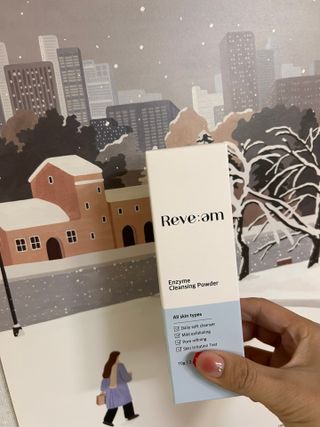 나우 [리브엠] 화해 1등 클렌징 파우더! 모공&피지 말끔순삭 — 3.5점을 준 리뷰어가 2024년 12월 올린 사용 사진