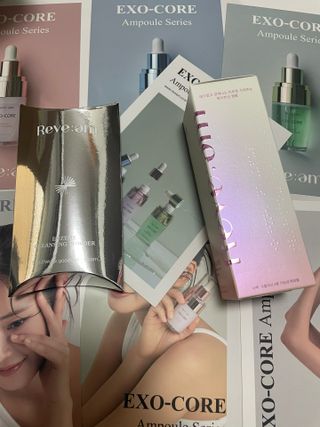 나우 [리브엠] 123억개 엑소좀으로 채운 눈부신 광채, 엑소코어 화이트닝 텐션 앰플 — 5점을 준 리뷰어가 2023년 10월 올린 사용 사진