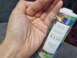 조향사 바디로션 + 바디워시 화이트포레스트 — 5점을 준 리뷰어가 2022년 5월 올린 사용 사진