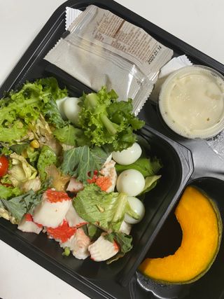 참살이도시락 작심삼일 샐러드도시락 3개 맛보기 새벽배송 또는 택배배송 — 5점을 준 리뷰어가 2021년 8월 올린 사용 사진