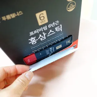 [푸름웰니스] 프리미엄 6년근 홍삼스틱 3mg x 100포 — 5점을 준 리뷰어가 2022년 3월 올린 사용 사진