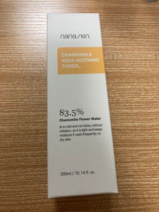 나나스킨 캐모마일아쿠아수딩토너 — 5점을 준 리뷰어가 2021년 8월 올린 사용 사진