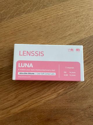 렌시스 LENSSIS [ 렌시스 ] 영롱한 색감의 혼혈렌즈 ＃루나시리즈 1개월용 ｜ 3컬러 중 택1 ｜ — 5점을 준 리뷰어가 2021년 6월 올린 사용 사진