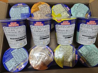NISSIN 닛신 컵누들  4종 - 씨푸드오리지날, 씨푸드 스파이시, 씨푸드 커리, 씨푸드 XO소스 — 5점을 준 리뷰어가 2022년 2월 올린 사용 사진
