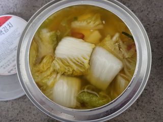 셰프애찬 단호박 백김치 1kg — 4점을 준 리뷰어가 2022년 10월 올린 사용 사진