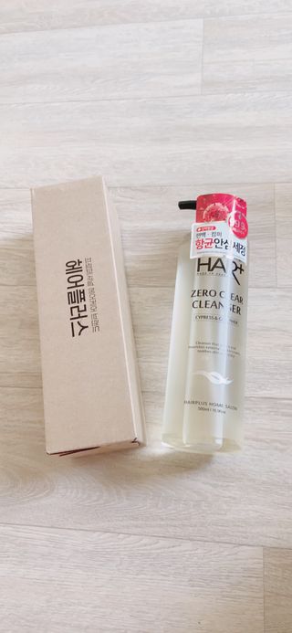 헤어플러스 제로클리어 샴푸 500ml, 두피팩 210ml 2종SET — 5점을 준 리뷰어가 2021년 3월 올린 사용 사진