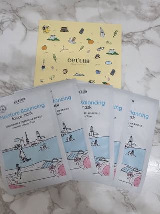세뚜아(Cettua) [세뚜아] 모이스처 밸런싱 페이셜 마스크 Cettua Moisture Balancing Facial Mask 5매 — 5점을 준 리뷰어가 2024년 3월 올린 사용 사진